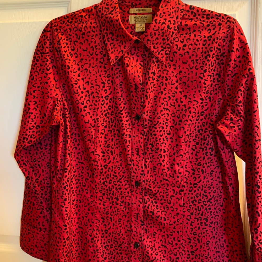 Button down.  Like New. No Iron. Size 12p